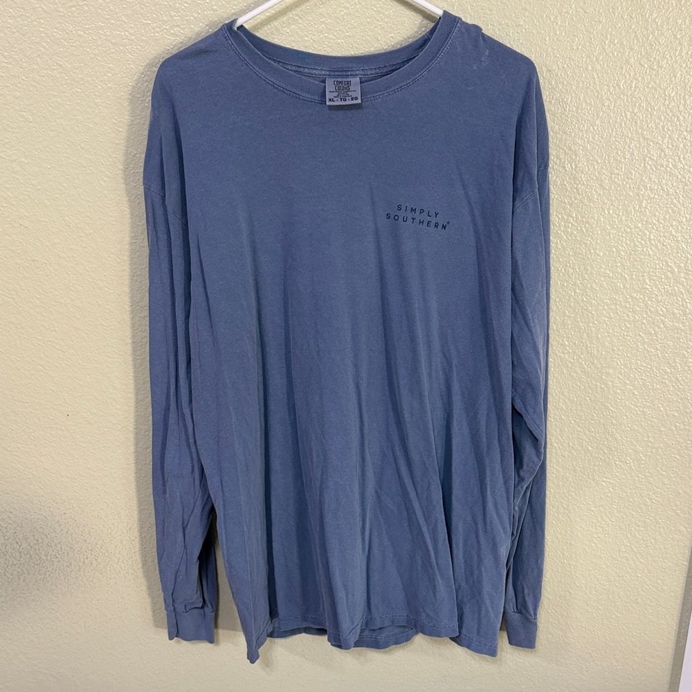 Simply Southern Classic Navy Long Sleeve Tee